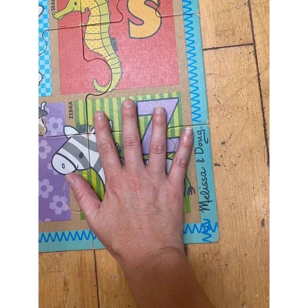 Melissa & Doug Alphabet Animals Floor Puzzle 35 Piece Giant Alphabet Jumbo